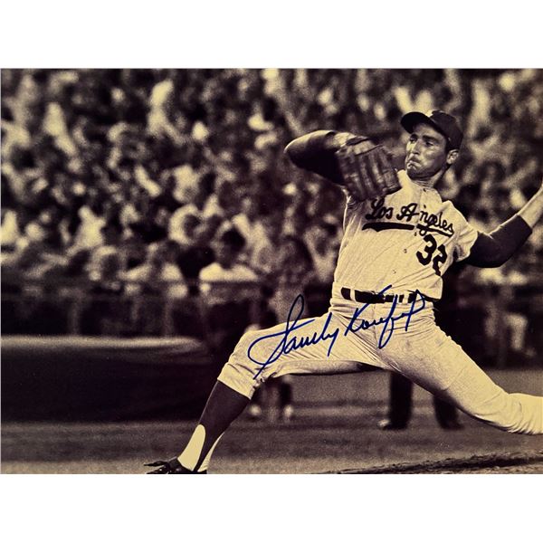 Sandy Koufax signed photo