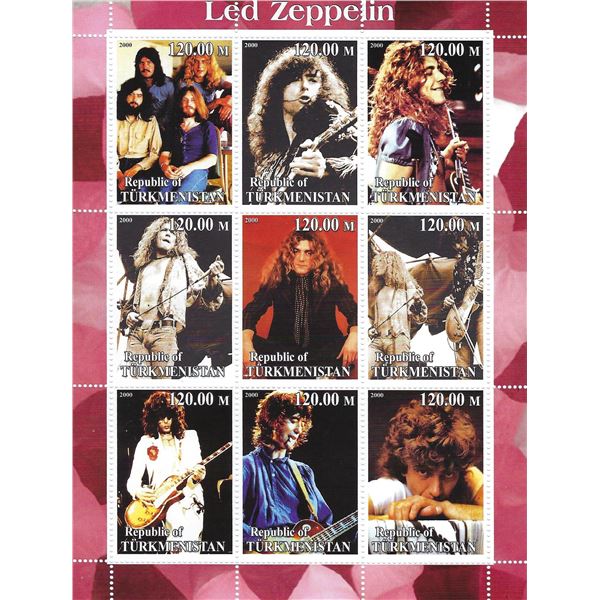 Led Zeppelin stamps
