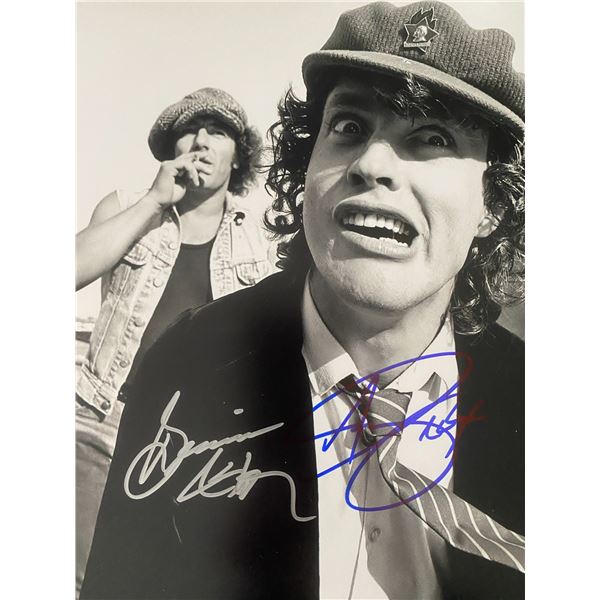 AC/DC band signed photo