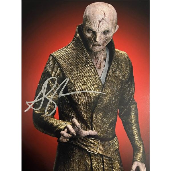 Star Wars Andy Serkis signed movie photo