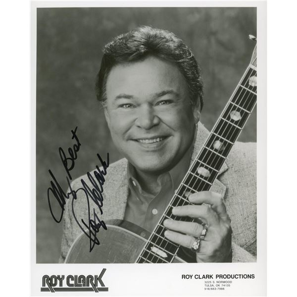Roy Clark signed photo