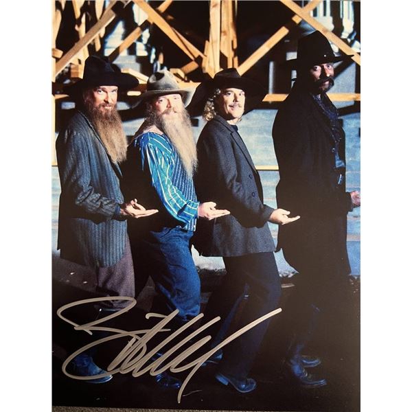 ZZ Top Dusty Hill signed photo. GFA Authenticated