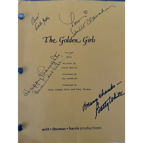 The Golden Girls cast signed pilot script