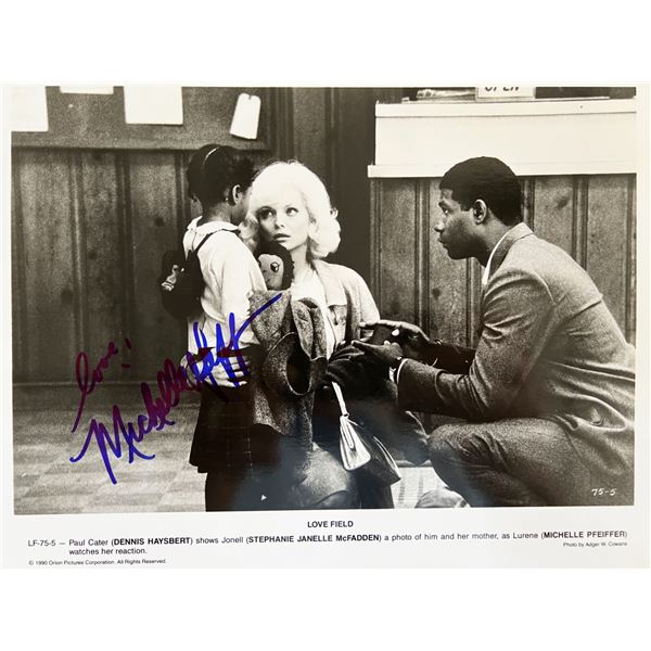 Michelle Pfeiffer signed movie photo