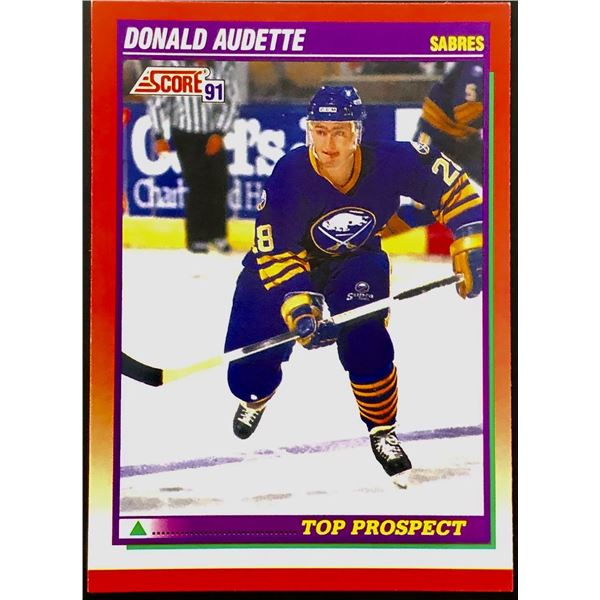 1991-92 SCORE DONALD AUDETTE ROOKIE CARD