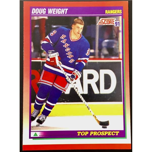 1991-92 SCORE DOUG WEIGHT ROOKIE CARD