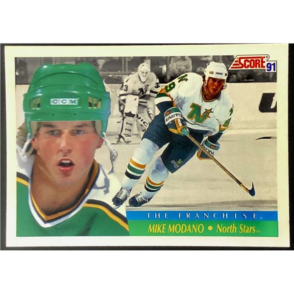 1991-92 SCORE MIKE MODANO (HOF) ROOKIE CARD