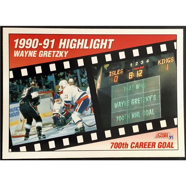 1991-92 SCORE WAYNE GRETZKY (HOF)