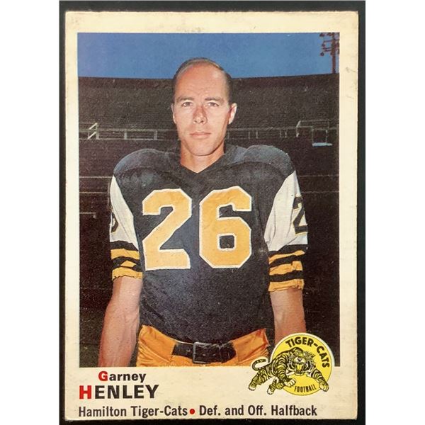 1970 O-PEE-CHEE CFL GARNEY HENLEY (HOF)