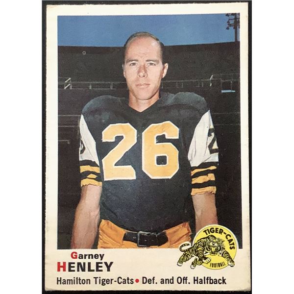1970 O-PEE-CHEE CFL GARNEY HENLEY (HOF)