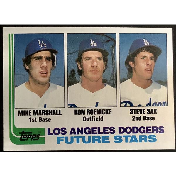 1982 TOPPS STEVE SAX ROOKIE CARD