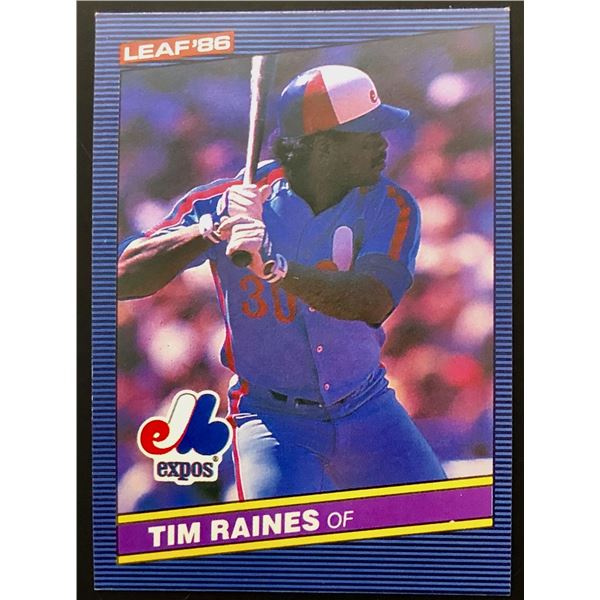 1986 LEAF TIM RAINES (HOF)