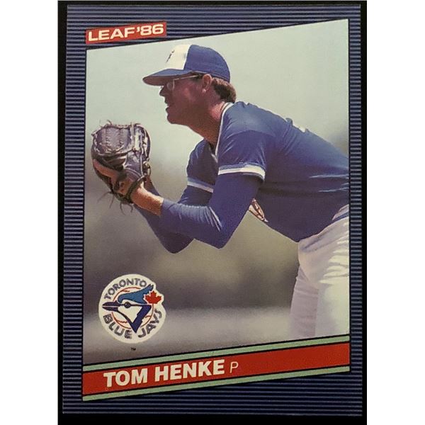1986 LEAF TOM HENKE