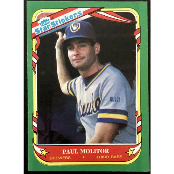 1987 FLEER PAUL MOLITOR (HOF)