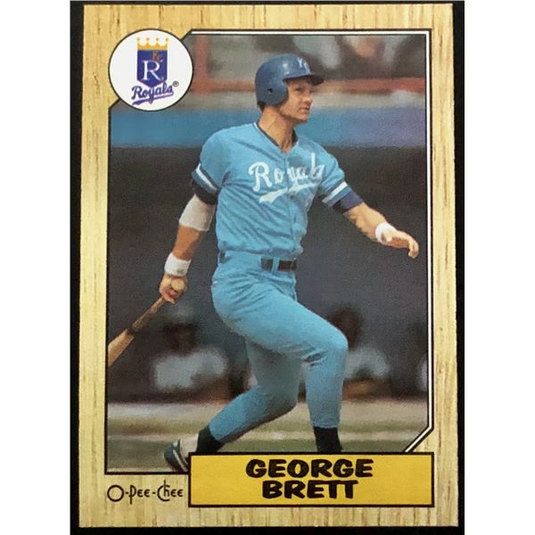 1987 O-PEE-CHEE GEORGE BRETT (HOF)