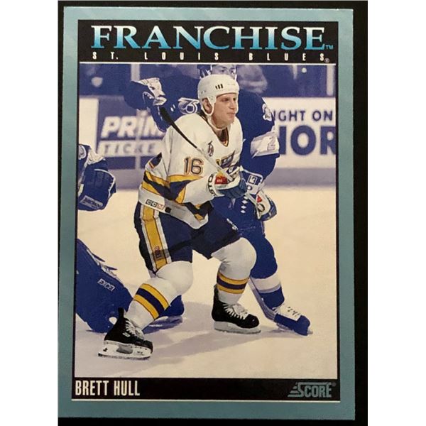 1992-93 SCORE BRETT HULL (HOF)