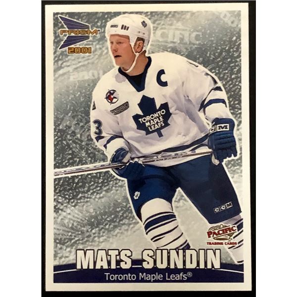 2000-01 PACIFIC PRISM MATS SUNDIN (HOF)