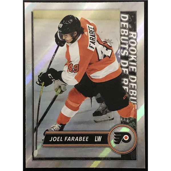 2020-21 TOPPS FOIL JOEL FARABEE ROOKIE CARD