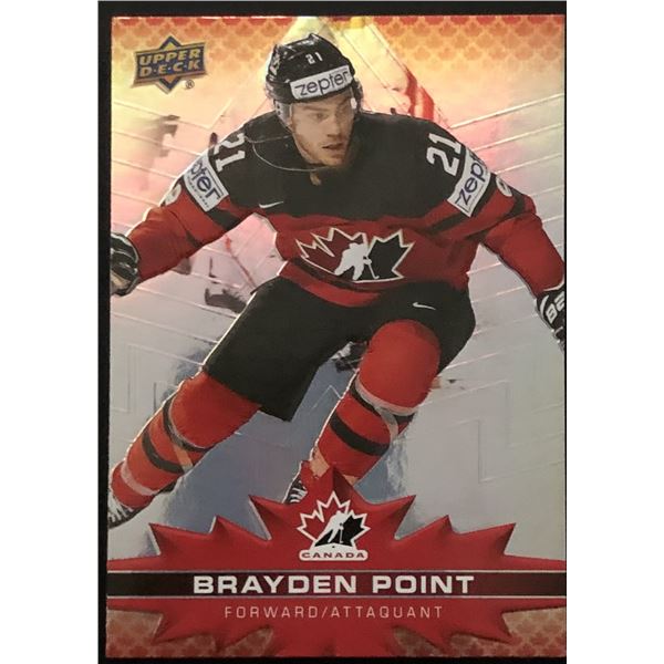 2021-22 UPPER DECK BRAYDEN POINT