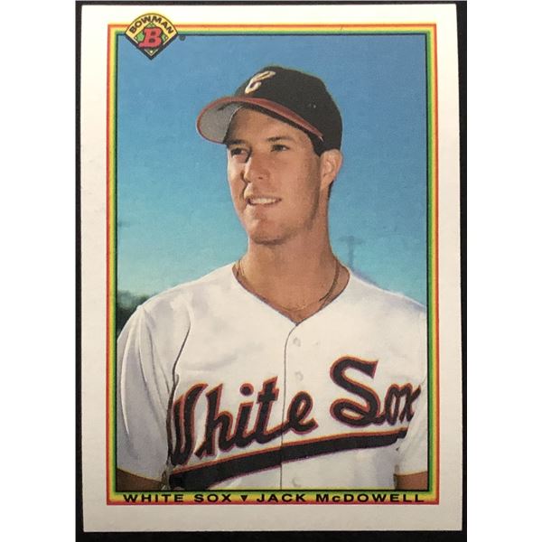 1990 BOWMAN JACK McDOWELL ROOKIE CARD