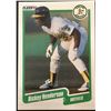 Image 1 : 1990 FLEER RICKEY HENDERSON (HOF)