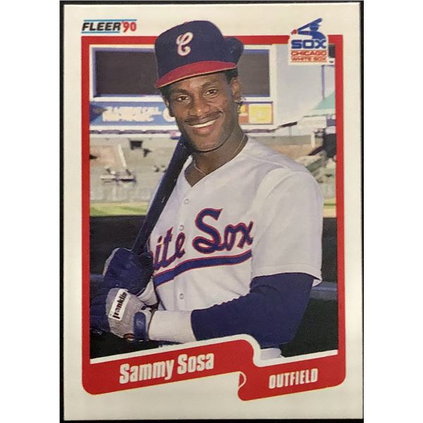 1990 FLEER SAMMY SOSA ROOKIE CARD