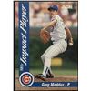 Image 1 : 1992 SCORE GREG MADDUX (HOF)