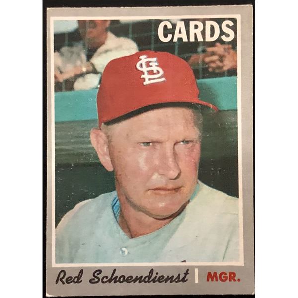 1970 O-PEE-CHEE RED SCHOENDIENST (HOF)