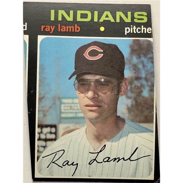 1971 TOPPS RAY LAMB ROOKIE CARD HIGH NUMBER