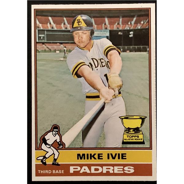 1976 O-PEE-CHEE MIKE IVIE ROOKIE CARD