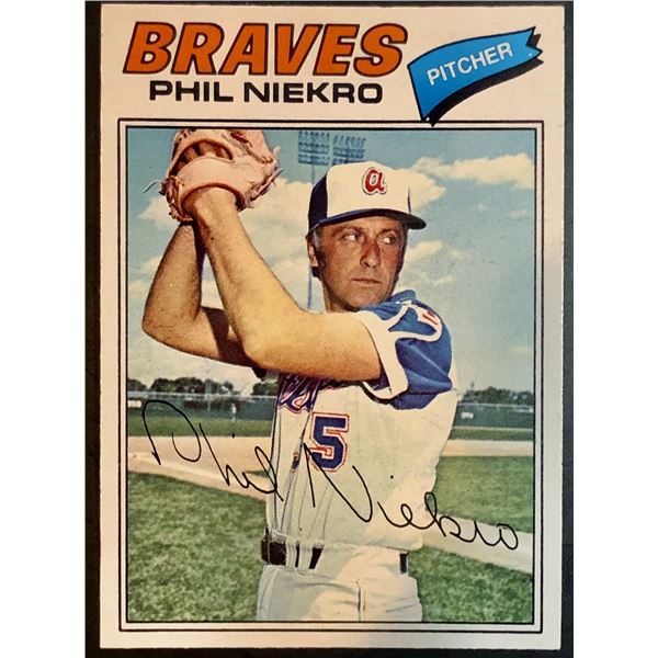 1977 O-PEE-CHEE PHIL NIEKRO (HOF)