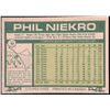 Image 2 : 1977 O-PEE-CHEE PHIL NIEKRO (HOF)