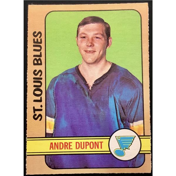 1972-73 O-PEE-CHEE ANDRE DUPONT ROOKIE CARD