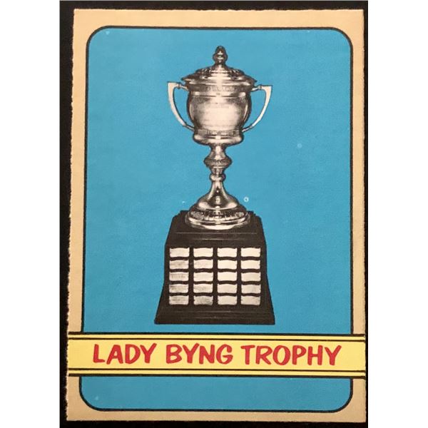 1972-73 O-PEE-CHEE LADY BYNG TROPHY