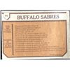Image 2 : 1973-74 TOPPS BUFFALO SABRES