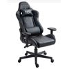 Image 1 : NAZ GLADIUS ERGONOMIC HIGH BACK FAUX LEATHER GAMING CHAIR, RETAIL $399