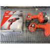 Image 1 : TOTE OF HAND TOOLS AND 2 DRILLS