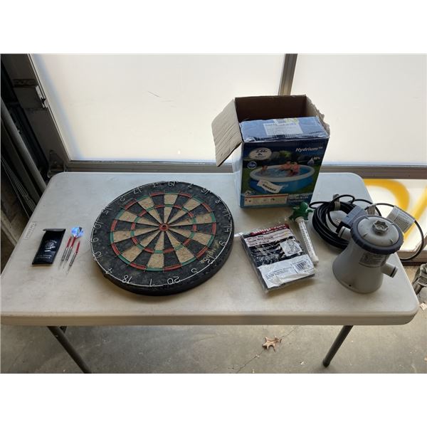 PUMP AND DART BOARD