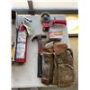 Image 2 : ELECTRICAL TAPE, CAULKING, TOOL BELT, TAPE MEASURER AND MORE