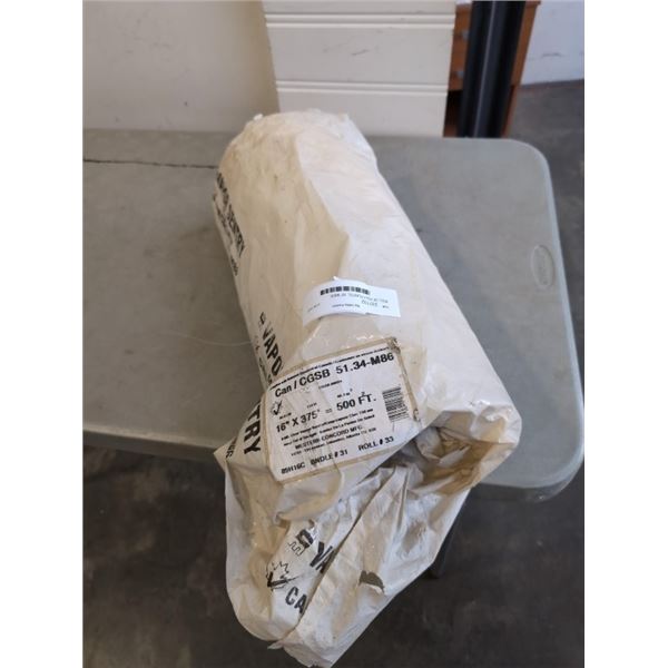 ROLL OF POLY PLASTIC, 16" WIDE