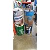 Image 1 : 4 LARGE VINTAGE OIL CANS EMPTY