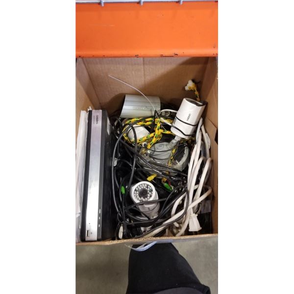 ASSORTED UNIDEN SECURITY CAMERAS AND DVR RECORDER
