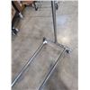 Image 2 : ROLLING AND FOLDING CLOTHES RACK