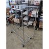 Image 3 : ROLLING AND FOLDING CLOTHES RACK