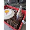 Image 2 : CRATE OF VINTAGE A AND W ROOTBEER BOTTLES