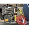 Image 2 : MCULLOCH CORDLESS DRILL, JUMPER CABLES AND ASSORTED PAINTER SUPPLY