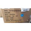Image 1 : NEW CASE OF 22" BLUE GLOW NECKLACE'S, APPROX. 144 2PACKS, TOTAL 288