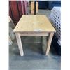 Image 2 : SMALL PINE TABLE WITH DOG CARRIER