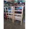 Image 1 : 2 WOOD PANTRY SHELVES