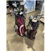 Image 2 : TWO BAGS OF KIDS GOLF CLUBS